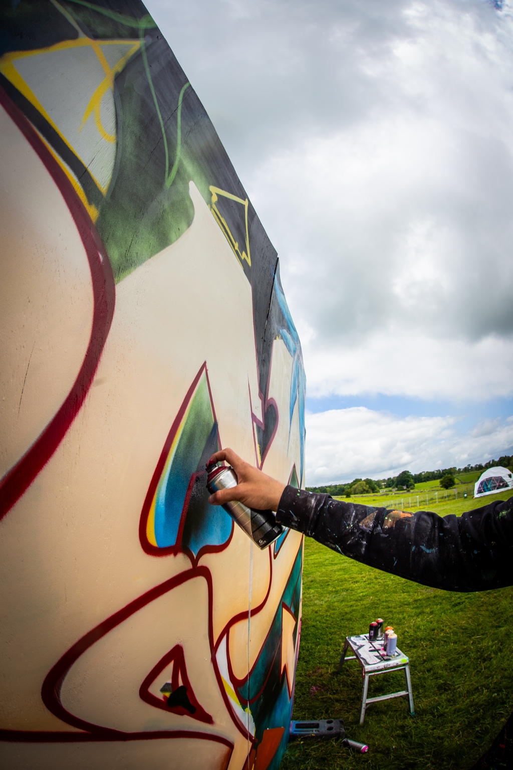 Vibes Marquee at Rosa Festival